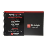 Daily Medication Journal | Daily Log for Medication, Blood Pressure, Blood Sugar, Pulse, & More | Compact Spiral Bound