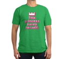 thumbnail image 1 of CafePress - This Princess Saves He Men's Fitted T Shirt (Dark) - Men's Fitted T-Shirt, 1 of 1