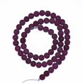 thumbnail image 1 of Espaciador De Piedras De Jade Púrpura Natural Sueltas Strand 6mm Hugo Perlas sueltas redondas, 1 of 3