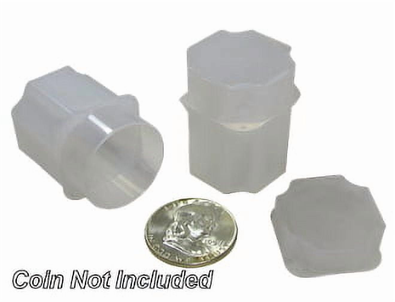 Guardhouse Half Dollar (30.6mm) Impact Resistant Polypropylene Coin Tubes - Box of 100