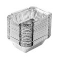 thumbnail image 1 of 50Pcs Disposable Bbq Aluminum Foil Pans Take-Out Food Containers Rectangle Lunch Box Grill Catch Tray Kitchen Supplies, 1 of 7