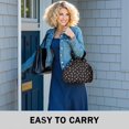 thumbnail image 6 of Pioneer Flower Floral Print Pattern Drawstring Lunch Bag Women - Drawstring Lunch Bag Insulated for Work Office - Stain-Resistant Large Lunchbags for Women with Multi-Pockets, 6 of 6