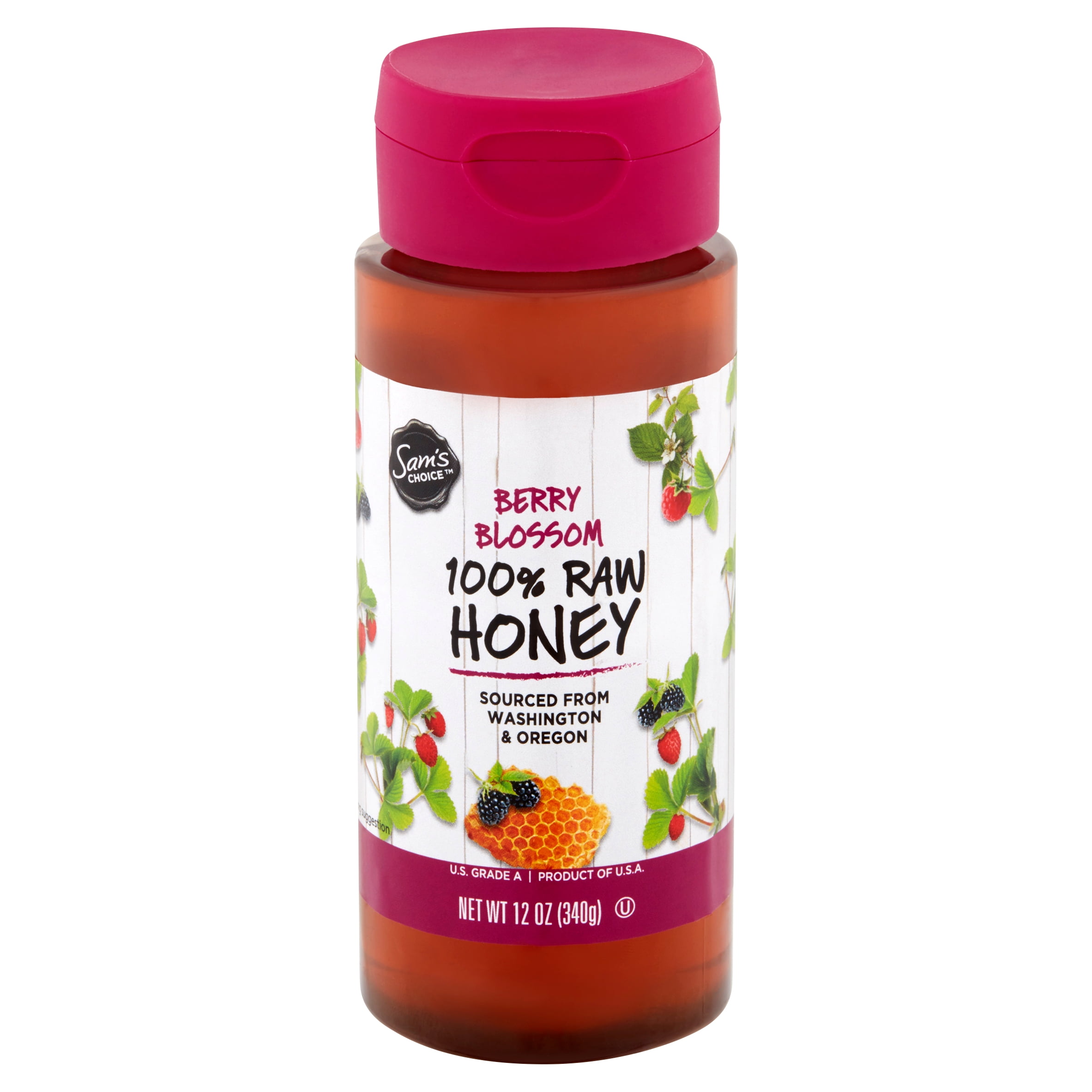 Sam's Choice Berry Blossom 100% Raw Honey, 12 oz