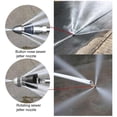 thumbnail image 7 of Walbest 1/4" High Pressure Nozzle Sewer Cleaning Tool Parts Pressure Washer Jetter Nozzle Pipe Unclogger Nozzle Reverse Airflow Nozzle for Residential Commercial Pipes, 7 of 7