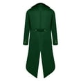 thumbnail image 3 of Bjutir Coats For Mens Coat Tailcoat Jacket Gothic Frock Coat Praty Outwear, 3 of 4