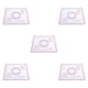 thumbnail image 3 of Alfombrilla rodante antiadherente Injueey grado alimenticio para amasar masa accesorio de cocina rojo 26x29cm, 3 of 6