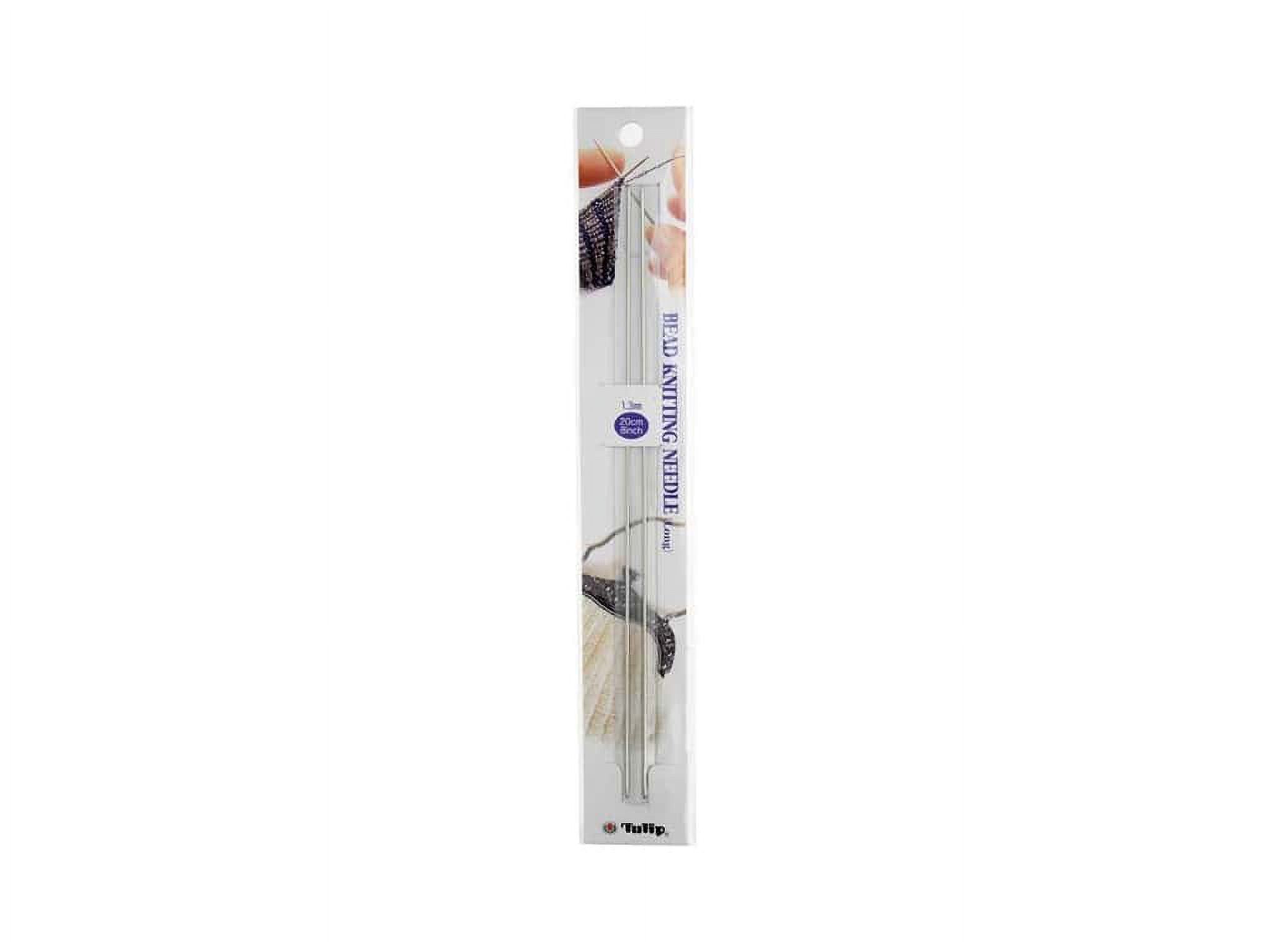 Tulip Bead Knitting Needles Long 8"