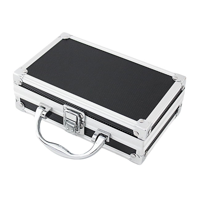VONKY Boîte de Rangement pour Micro Étui Rigide Coque Noire Boîte de Transport pour Instruments Noir P