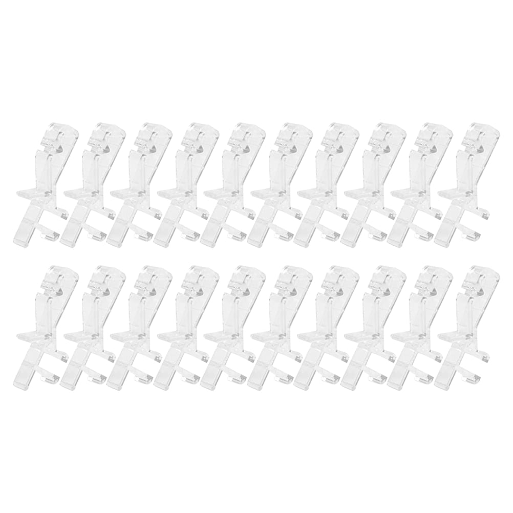 HOMEMAXS 20Pcs Plastic Blind Clips Vertical Valance Clamps Replaceable