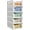 5, variant on 5-Pack Closet Organizers & Storage - Stackable Foldable Plastic Storage Drawers,Space-Saving Multi-Purpose Closet Storage Containers for Wardrobe, Bedroom or Laundry Room