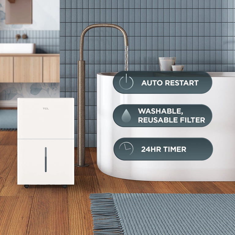TCL, Dehumidifier, W50D9P3, Smart Control Compatible - Walmart.com