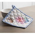 thumbnail image 4 of Canton 100% Cotton Pot Holder with Loop Heat Resistant for BBQ | Cooking | Baking | Grilling | Microwave | Barbecue | Spring/Summer (8 Inch by 8 Inch)., 4 of 8