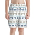 thumbnail image 2 of Rocae Sea Turtle for Teen Beach Trunks Boys Swim Trunks with Compression Liner Quick Dry Board ShortsX-Large, 2 of 9