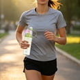 thumbnail image 4 of Leakproof Water Bottle With Extra Spray Head & Straw 600ml Sports Water Bottle Drinking And Spraying Misting Bottle For Cooling And Hydration, Gym, Sports, Outdoors And Office, Green, 4 of 6