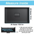 thumbnail image 4 of PinesC Sink Grid and Sink Rack Protectors, Stainless Steel 18-1/8" L x 13-3/8" Sink Grids for Bottom of Kitchen Sink Drain with Corner Radius, Stainless Steel, 4 of 5