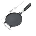 thumbnail image 3 of Non-Stick Egg Roll Press & Crepe Maker | Aluminum Alloy Baking Tray for Egg Rolls, Waffles & Thin Crepes | 2 Sizes Available (15.16" & 16.93") | Checkered Model, 3 of 6