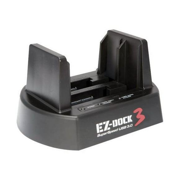 Kingwin EZ-Dock 3 EZD-2537U3 - HDD docking station - bays: 2 - 2.5" / 3.5" shared - SATA 6Gb/s - USB 3.0