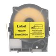 thumbnail image 1 of Cinta de etiquetas de 5 mm Impresión transparente Cinta adhesiva para etiquetas autoadhesiva con tinta uniforme Reemplazo para MAX LM 550A Amarillo, 1 of 10
