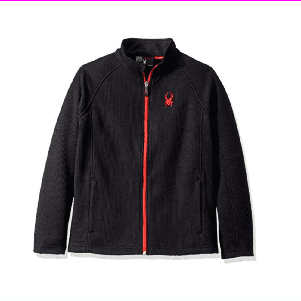 Spyder Men's Full Zip Constant Knit Jacket Blue Medium XXL/Black/Red ...