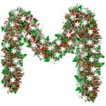 thumbnail image 2 of Christmas Decorative Wool Tops Christmas Color Tops White Snowflake Christmas Tree RIBBES, 2 of 9