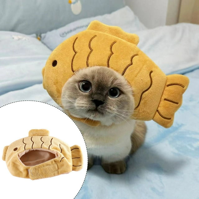 Chapeau Costume pour Chat Accessoires - Coiffe Douce Ajustable pour Chats