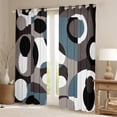 thumbnail image 2 of Feelyou Vintage Geometric Curtains Pack of 2 (42x84 Each) for Adult, Chic Abstract Curtains Blackout, Minimalst Mid Century Bedroom Curtains, Blackout Curtains Home Decor, 2 of 6