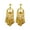 A, variant on HUANLEDASH 1 Pair Women Ear Clips Hollow Out Rhinestone Decor Bohemian Tassel Retro Ethnic Non-piercing Party Performance Dangle Earrings