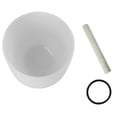 thumbnail image 2 of 1 Pieza Cuenco de Canto bowl con Mazo de Cristal 10 Pulgadas Percusión de Mano para Principiantes Producción Instrumentos Musicales Baoblaze Crystal Singing Bowl, 2 of 8