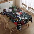 thumbnail image 2 of I Love My Dogs Art Rectangle Tablecloth 60"x84",Waterproof Polyester Rectangle Table Cloth, Wipeable Spillproof Polyester Tablecloth for Dining, Camping, Indoor and Outdoor, 2 of 5