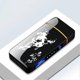 thumbnail image 1 of Electric Windproof Metal Lighter Double Arc Plasma Flameless Rechargeable USB Lighter LED Power Display Touch Sensor Lighter Color Horse, 1 of 5
