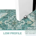 thumbnail image 5 of Washable Indoor Doormat, Non Slip Retro Floor Mat 20" x 32" Green Small Rug Quick Absorbent Entrance Rug Distressed Front Door Mat, Welcome Mats Entryway Rug Doormats for Kitchen Home Patio, 5 of 6