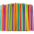 thumbnail image 6 of Colorful Plastic Drinking Straws - Flexible, Disposable, Extra-long Flexible Straws - 100 Pack, 6 of 8