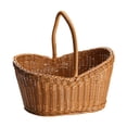 thumbnail image 1 of Maceta para flores, cesta de Picnic, contenedor con asa de transporte, cesta de dulces hecha a mano, cesta de almacenamiento tejida a mano, soporte pa, 1 of 8