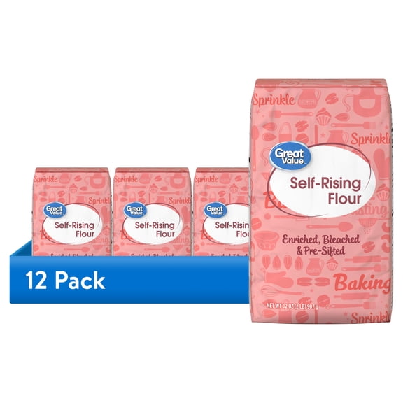 Great Value Self Rising Flour, 2LB Bag