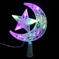 thumbnail image 4 of Classic Star Moon Tree Topper Led Topper Light for Christmas Tree Decoration, 4 of 8