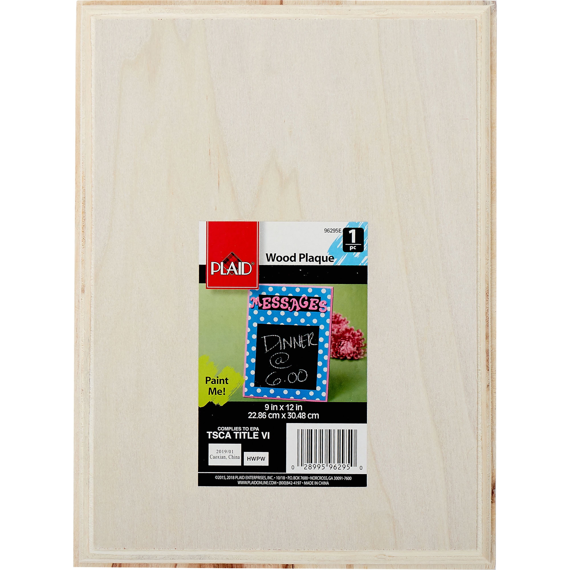 Shop Plaid Plaid ® Wood Surfaces - Plaques - Extra Large Mason Jar, 18 x  12 - 56694 - 56694