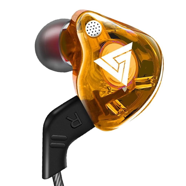 Auricures Deportivos De 3.5 Mm Con Micrófono Amarillo Sunnimix Auriculares Auriculares Micrófono