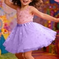 thumbnail image 2 of Vividxx Toddler Girls Dresses Sparkling Layered Tutu Skirt For Girls Party Performance Dancewear One Size, 2 of 4