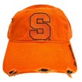 thumbnail image 1 of NCAA by Signatures Syracuse University Orange Embroidered Distressed Adjustable Strap Hat, 1 of 4