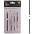 thumbnail image 1 of Time 4 Crafts 4-Piece Twezzers Set Craft Tools, 1 of 1