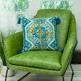 thumbnail image 2 of Parkland Collection Lotus Transitional Multicolor Throw Pillow, 2 of 7