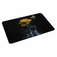 thumbnail image 4 of Yellow Roses Door Mat Indoor Outdoor, Modern Art Splash Flowers Butterfly Non Slip Welcome Mat with Rubber Backing, Absorbent Fabric Front Door Mats Entryway Rug for Home Patio Entrance 18"x30", 4 of 9