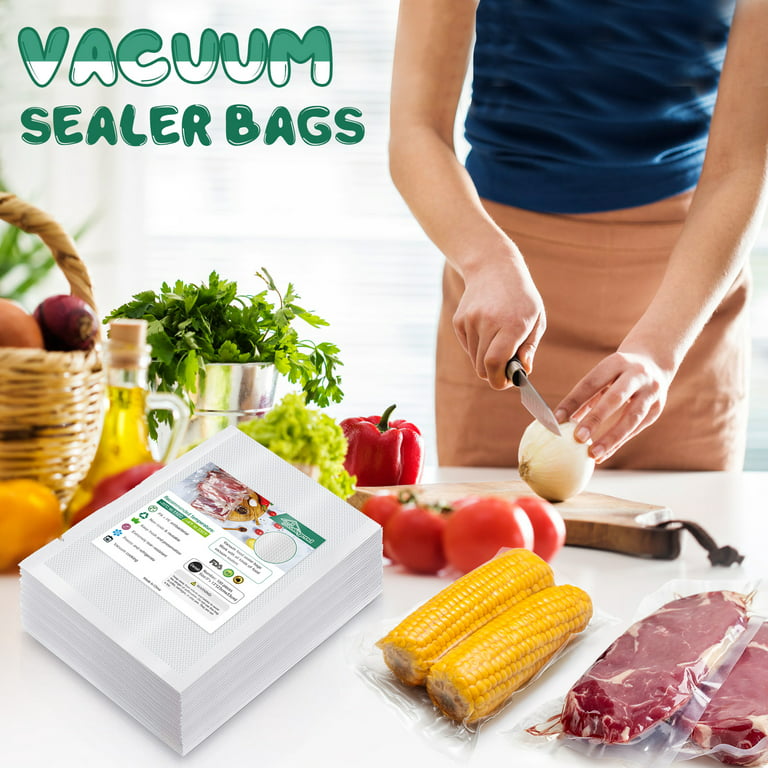 Sealegend 9x 13x100 Vacuum Sealer Bags For Food, Food Saver Bags,Seal a Meal  Bags,Pre-cut Reusable Food bags 