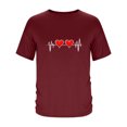 thumbnail image 3 of Tops para hombre, blusas y camisas de manga corta con cuello redondo para hombre, camisetas casuales con estampado de moda para hombre, blusa de manga corta, blusa de poliéster para hombre., 3 of 4