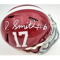 thumbnail image 2 of Devonta Smith Autographed Alabama Crimson Tide Speed Mini Helmet Beckett BAS 189551, 2 of 5