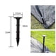 thumbnail image 2 of 100 Garden Stakes for Fig Anti-Weed Fabrics Black Plastic Ground Stake for Mulching Cloth, 2 of 5