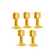 thumbnail image 1 of Eigraketly Paquete de 5 topes de manija de puerta de silicona anticolisión, almohadilla de protección de bajo ruido sin perforaciones, accesorio de Herramientas y ferretería Amarillo Eigraketly TO008935-03B, 1 of 6
