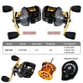 thumbnail image 4 of Eigraketly Baitcasting Reel Professional 7.2: 1 Carretes de pesca ajustables para trabajo pesado Pescar Tipo 1 Izquierda, 4 of 6