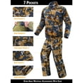 thumbnail image 5 of NEW VIEW Quiet Whitetail Deer Bow Hunting Clothes for Men, Cold Weather Wind Proof Camo Hunting Jacket and Pants with Fleece, 5 of 6