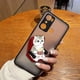 thumbnail image 3 of Matte Case for infinix HOT 20I 12 12I 11 11S 10 10I 10S PLAY 9 Pro POVA 3 CAMON 15 17P Case Funda Cute Cat Cartoon Illustration, 3 of 5